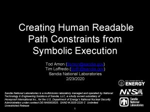 Creating Human Readable Path Constraints from Symbolic Execution