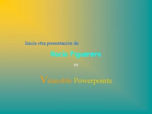Inicia otra presentacin de Roco Figuerero en Vitanoble