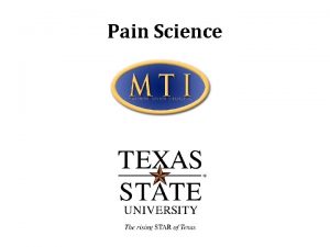 Pain Science PAIN DRAWING PAIN DRAWING PAIN DRAWING