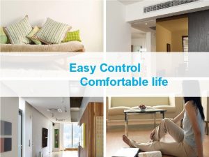 Easy Control Comfortable life Wi Fi Smart Thermostat