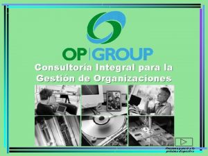 Consultora Integral para la Gestin de Organizaciones Presione