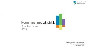Aure kommune 2020 Mre og Romsdal fylkeskommune Stab