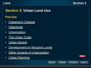 Land Section 2 Urban Land Use Preview Classroom