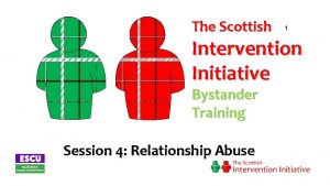 The Scottish 1 Intervention Initiative Bystander Training Session