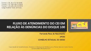 Turma 1 29 30 e 31102018 Turma 2