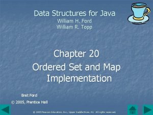 Data Structures for Java William H Ford William