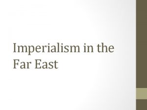 Imperialism in the Far East Boxer Rebellion Review