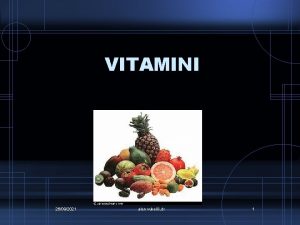 VITAMINI 26092021 alen vukeli dr 1 Vitamini koje