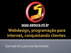 Webdesign programao para internet conquistando clientes Samuel de