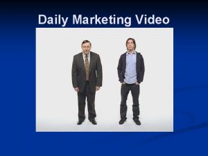 Daily Marketing Video Chapter 6 Positioning Branding Look