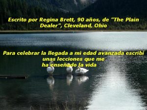 Escrito por Regina Brett 90 aos de The