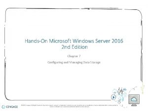 HandsOn Microsoft Windows Server 2016 2 nd Edition