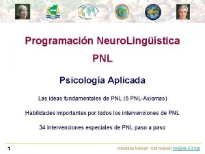 Programacin Neuro Lingstica PNL Psicologa Aplicada Las ideas