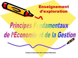 Enseignement dexploration Georges Giraud lyce Flix Esclangon Manosque