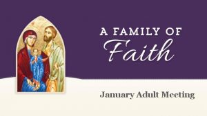 January Adult Meeting Lectio Divina Luke 2 8