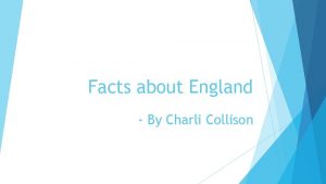 Facts about England By Charli Collison Englands desserts