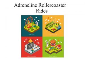 Adreneline Rollercoaster Rides Design task You are the