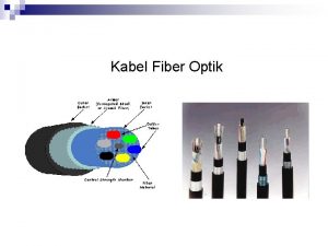 Kabel Fiber Optik Perangkat Keras Komunikasi Perangkat Lunak