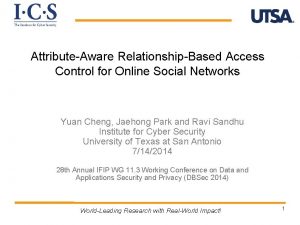 AttributeAware RelationshipBased Access Control for Online Social Networks