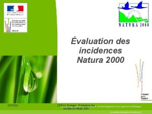 valuation des incidences Natura 2000 9272021 DREAL Bretagne