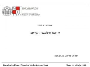 skok u znanost METAL U NAEM TIJELU Doc