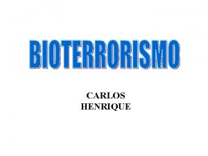 CARLOS HENRIQUE Introduo O estudo do genoma nos