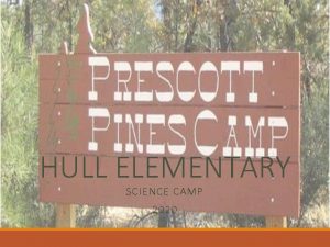 HULL ELEMENTARY SCIENCE CAMP 2020 Details Details Where