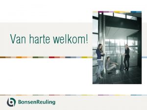 Van harte welkom Financile administratie 22 januari 2015