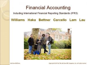 Financial Accounting Including International Financial Reporting Standards IFRS