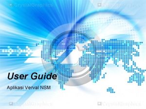 User Guide Aplikasi Verval NSM Pra Instalasi Aplikasi