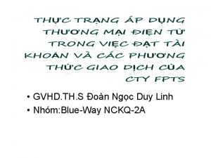 GVHD TH S on Ngc Duy Linh Nhm