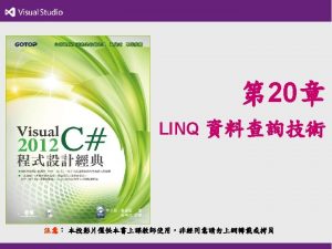 LINQ l 20 1 LINQ l 20 2