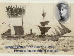 Semper Paratus USS Bear CG 1926 The most