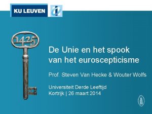 De Unie en het spook van het euroscepticisme