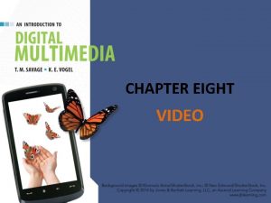 CHAPTER EIGHT VIDEO CHAPTER HIGHLIGHTS Digital video Quality