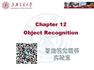 1896 1920 Chapter 12 Object Recognition 1987 2006