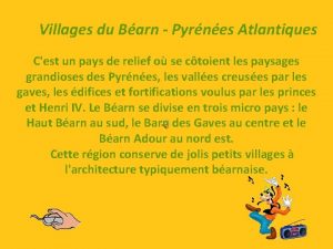 Villages du Barn Pyrnes Atlantiques Cest un pays