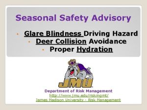 Seasonal Safety Advisory Glare Blindness Driving Hazard Deer