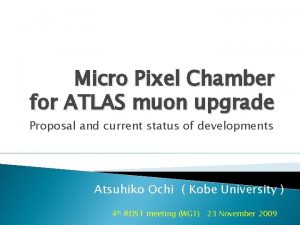 Micro Pixel Chamber for ATLAS muon upgrade Proposal