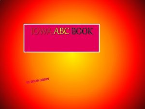 IOWA ABC BOOK ON GIBS N A Y