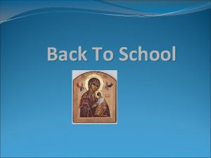 Back To School Back to School Prayer Dear