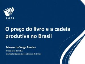 O preo do livro e a cadeia produtiva