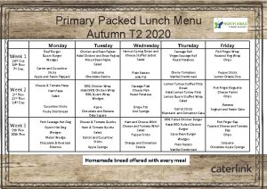 Primary Packed Lunch Menu Autumn T 2 2020