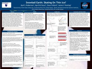 Snowball Earth Skating On Thin Ice April L