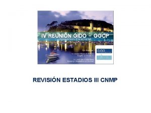 REVISIN ESTADIOS III CNMP RADIOTERAPIA TORCICA RADICAL CONCOMITANTE