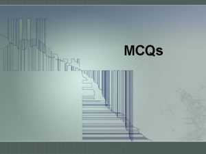 MCQs MCQ 1 A B C D Hypoproliferative