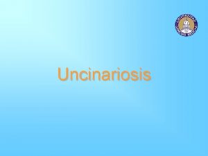 Uncinariosis Uncinariosis Infeccin del intestino delgado del ser