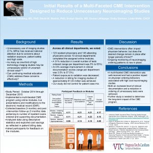 Initial Results of a MultiFaceted CME Intervention Designed