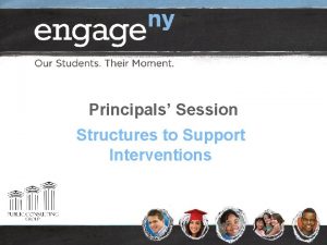 Principals Session Structures to Support Interventions Live Tweeting