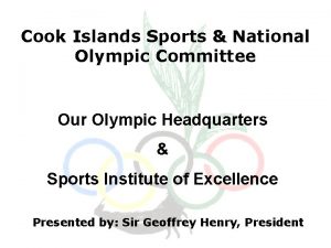 Cook Islands Sports National Olympic Committee Our Olympic